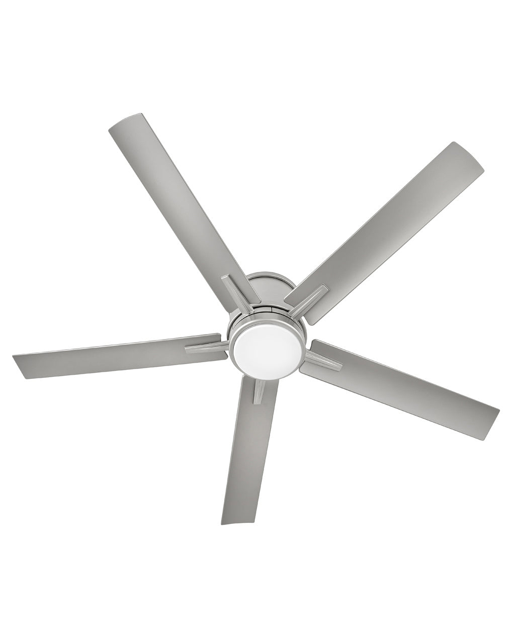 Vail Flush 52" Ceiling Fan in Brushed Nickel