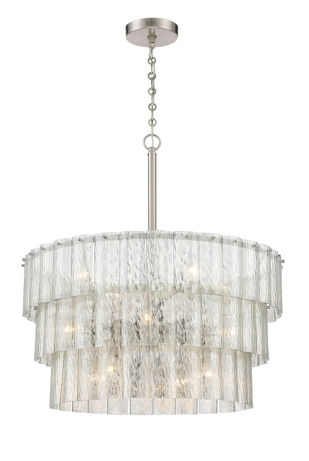 Museo 12 Light Pendant in Brushed Polished Nickel