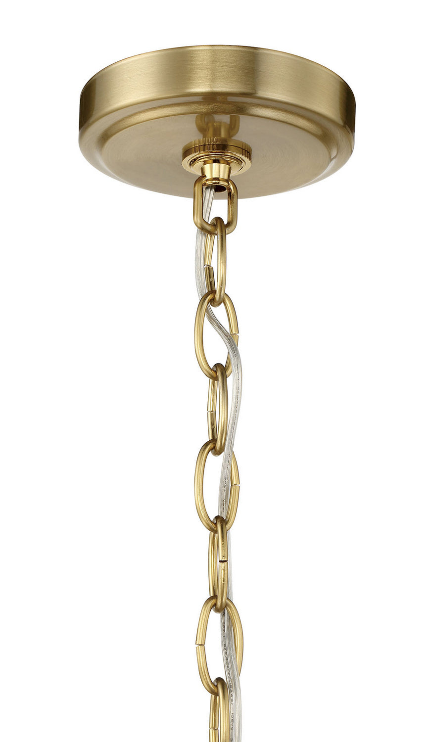 Bolden Five Light Chandelier in Satin Brass