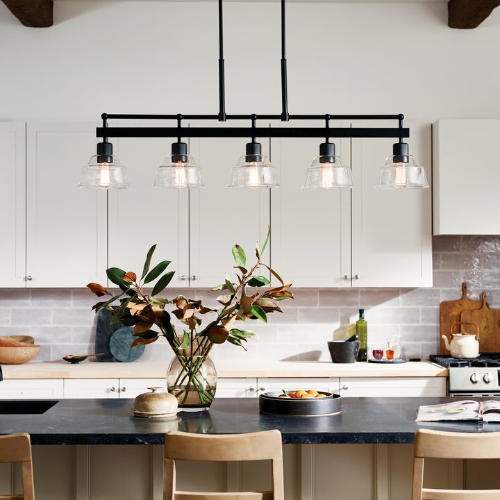 Kichler Five Light Linear Chandelier