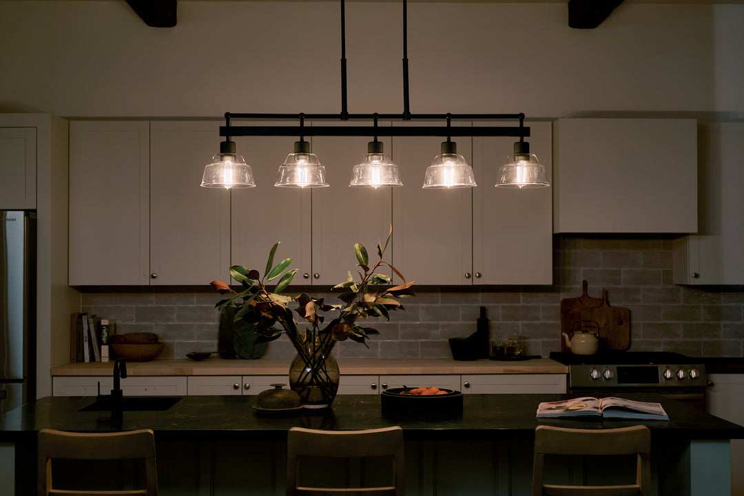 Kichler Five Light Linear Chandelier