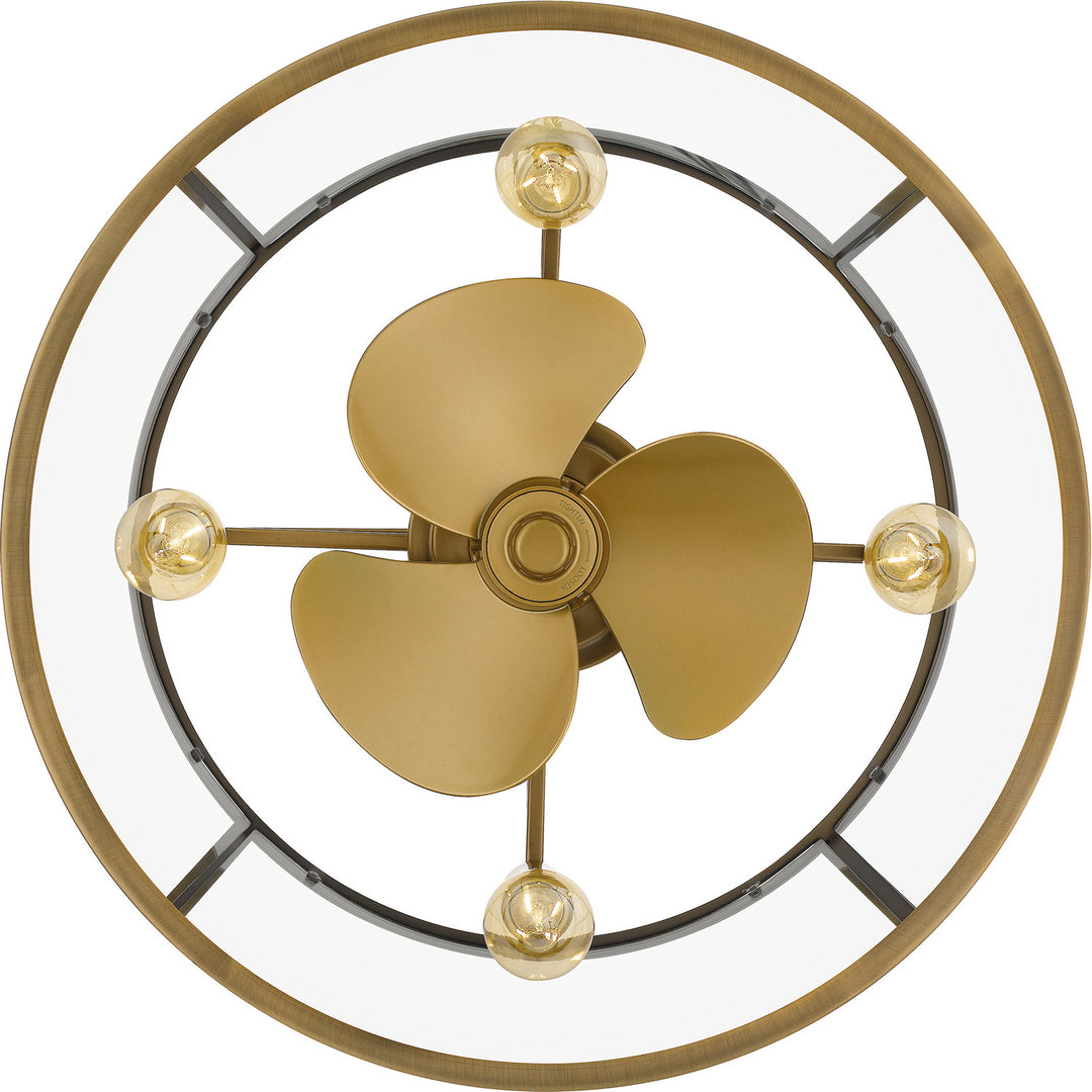 Quoizel Four Light Fandelier