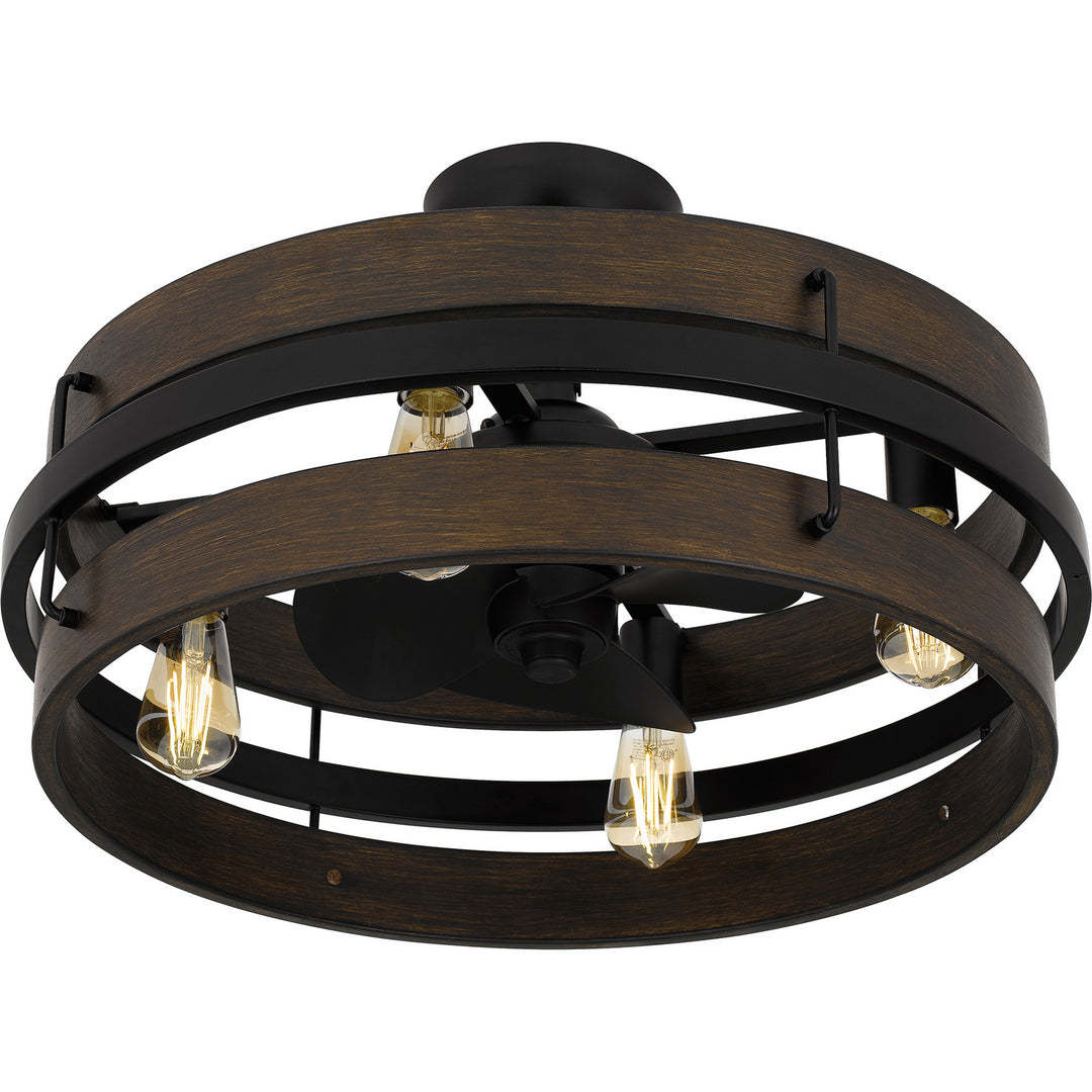 Quoizel Four Light Fandelier