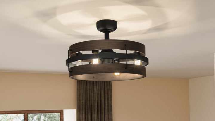 Quoizel Four Light Fandelier