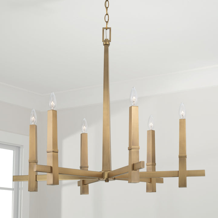 Capital Lighting Six Light Chandelier