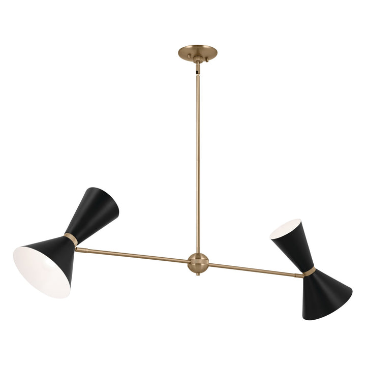 Kichler Four Light Linear Chandelier