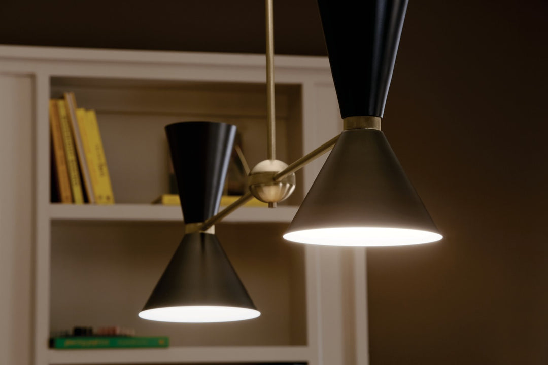 Kichler Four Light Linear Chandelier