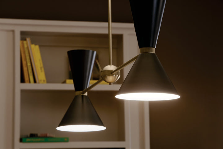 Kichler Four Light Linear Chandelier