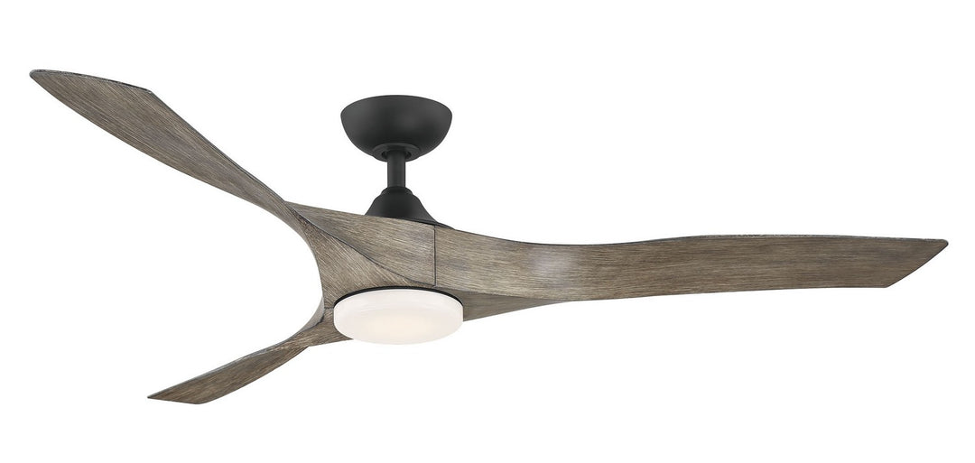 Wind River Willow 60" Smart Indoor/Outdoor DC 17W LED Ceiling Fan with Remote