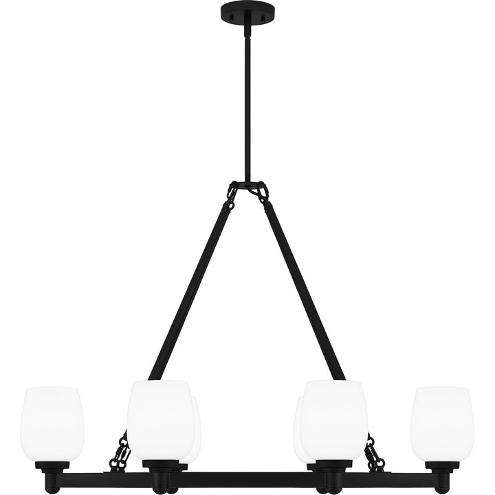 Quoizel Six Light Linear Chandelier