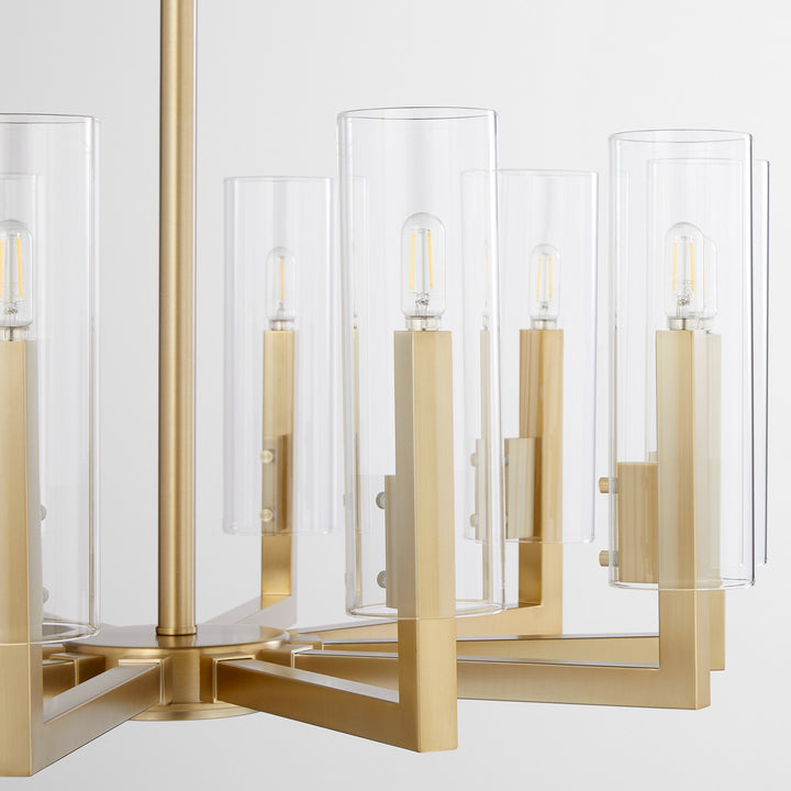 Quorum Ten Light Chandelier