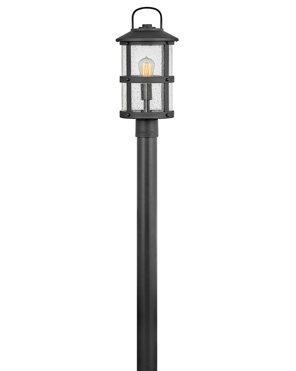 Lakehouse LED Post Top or Pier Mount Lantern in Black