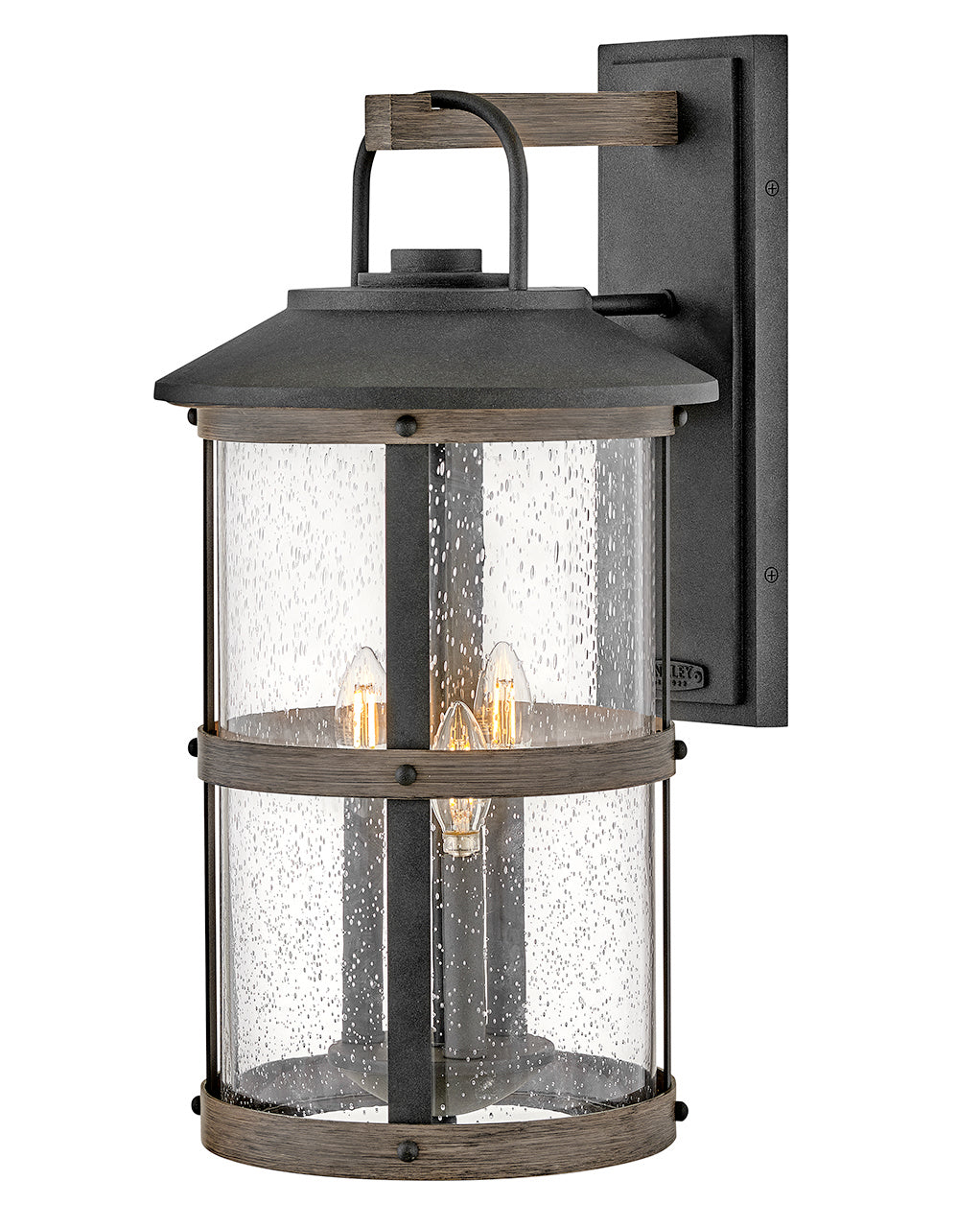 Lakehouse LED Wall Mount in Aged Zinc