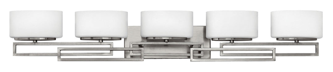 Lanza Five Light Bath in Antique Nickel