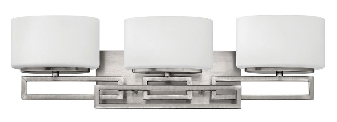 Lanza Three Light Bath in Antique Nickel