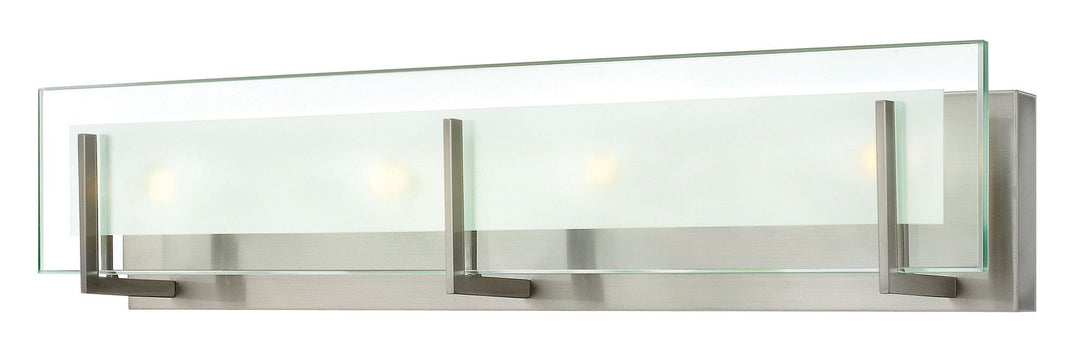 Latitude Four Light Bath in Brushed Nickel