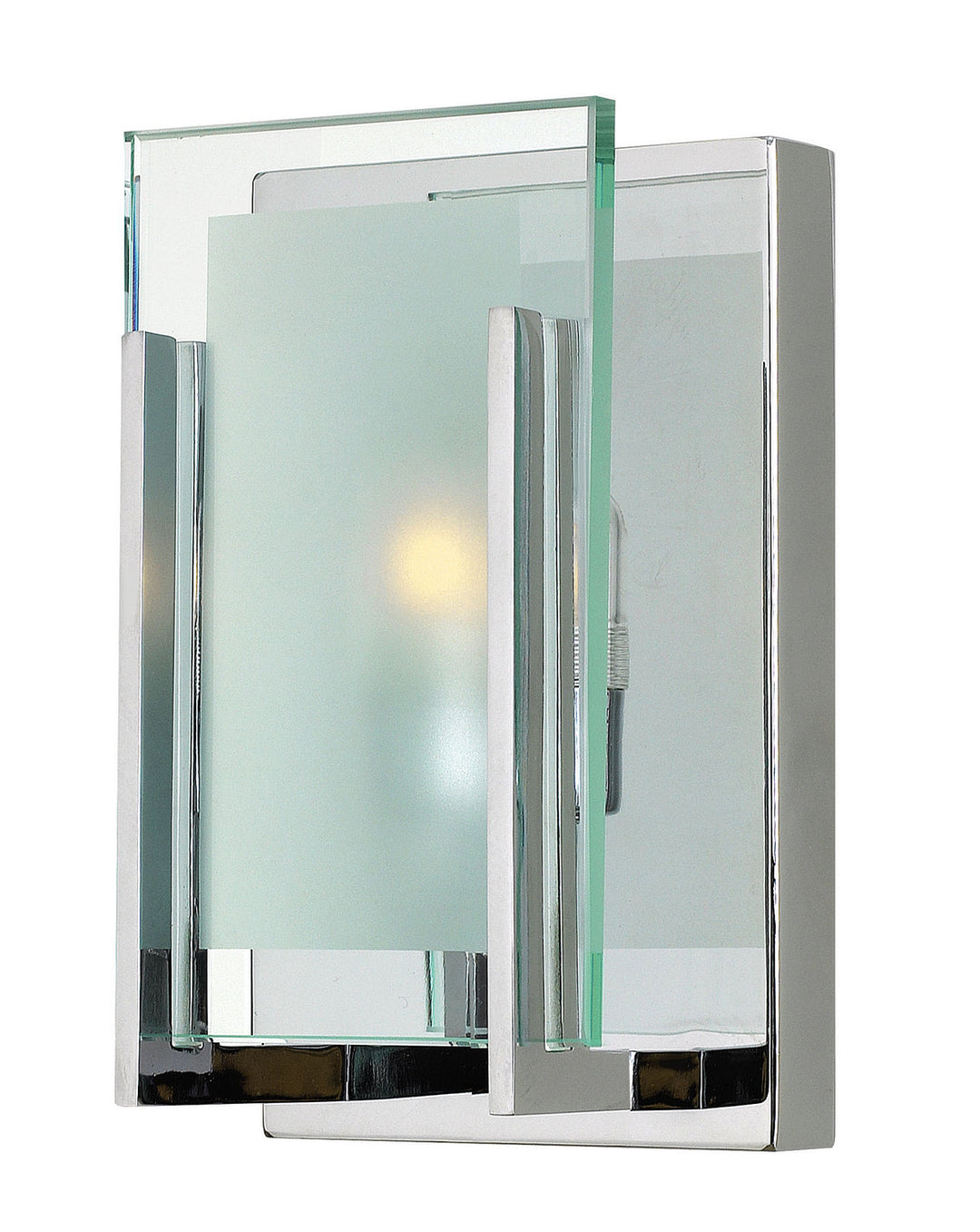 Latitude One Light Bath Sconce in Chrome