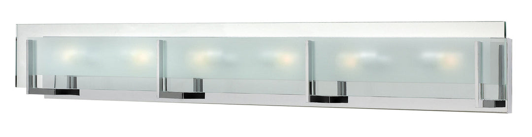 Latitude Six Light Bath in Chrome