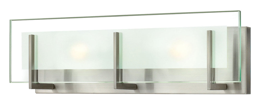 Latitude Two Light Bath in Brushed Nickel
