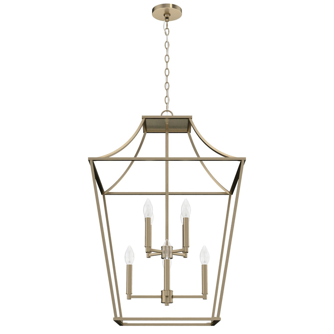 Laurel Ridge Eight Light Pendant in Alturas Gold
