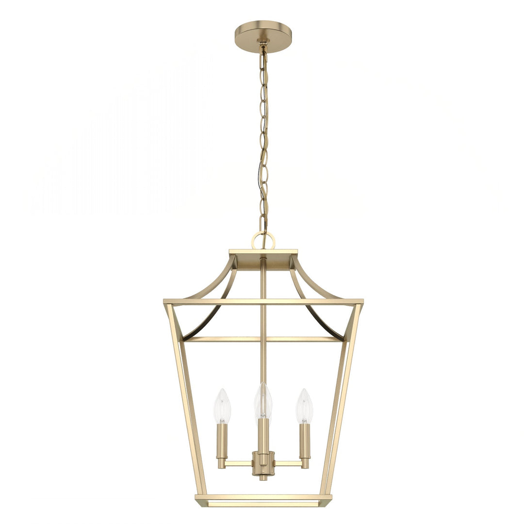 Laurel Ridge Four Light Pendant in Alturas Gold