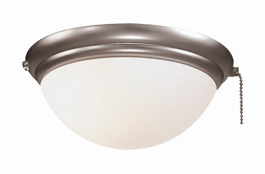 LED Fan Light Kit in Brushed Steel