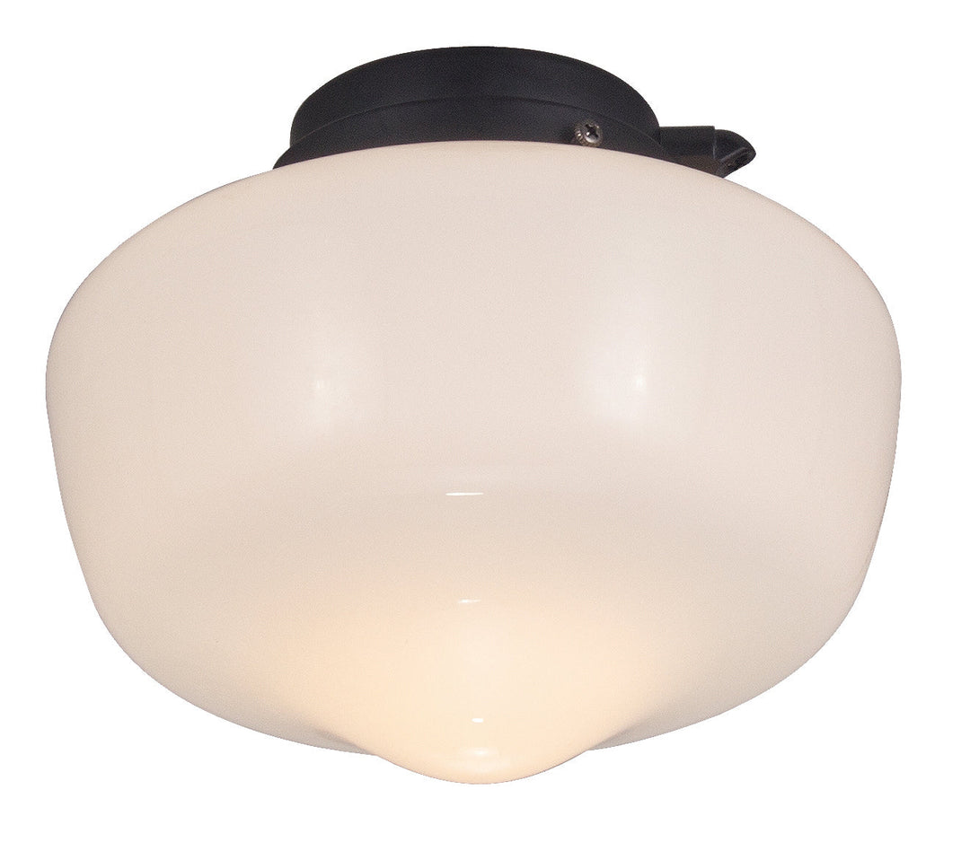 LED Fan Light Kit in Matte Black