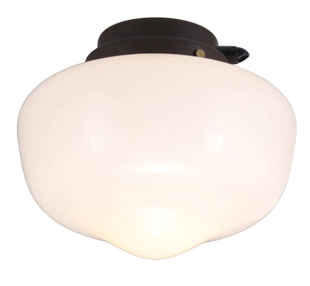 LED Fan Light Kit in Textured Brown