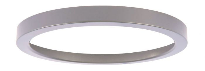 LED Flushmount 7" Flushmount Optional Trim in Brushed Polished Nickel