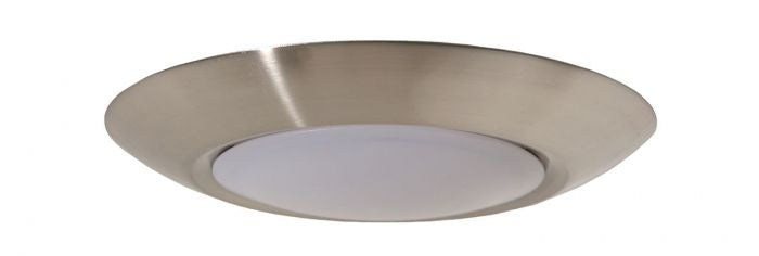 LED Flushmount LED Slim Line Flushmount in Brushed Polished Nickel