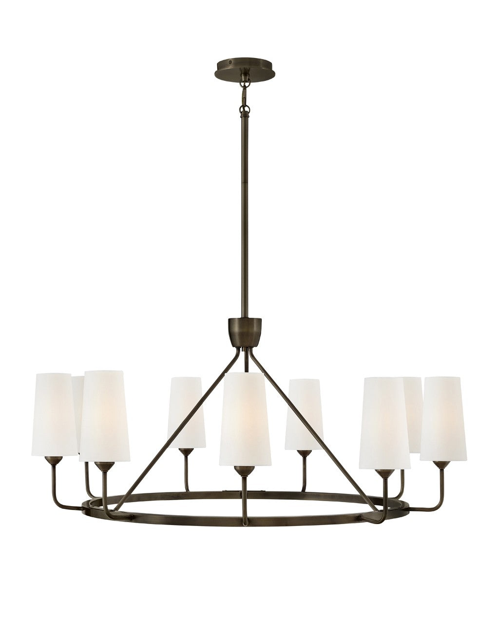 Lewis LED Pendant in Black Oxide