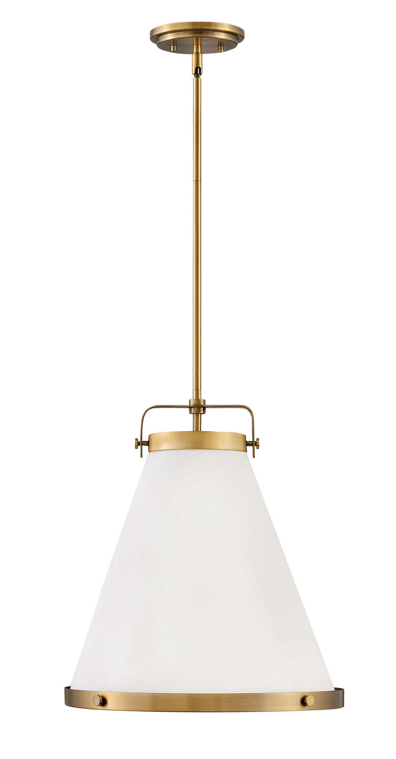 Lexi LED Pendant in Lacquered Brass