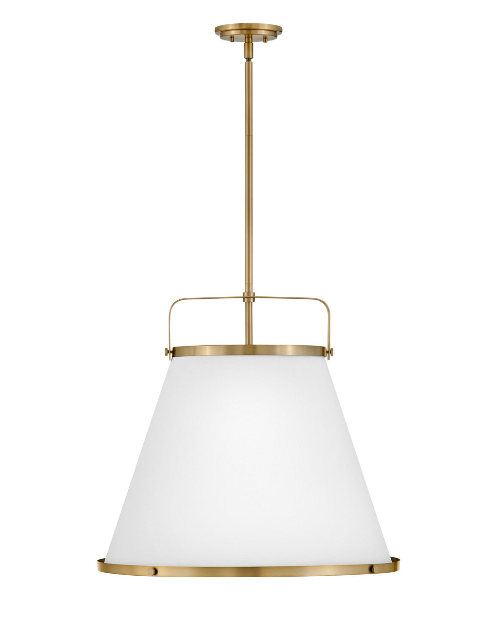 Lexi LED Pendant in Lacquered Brass