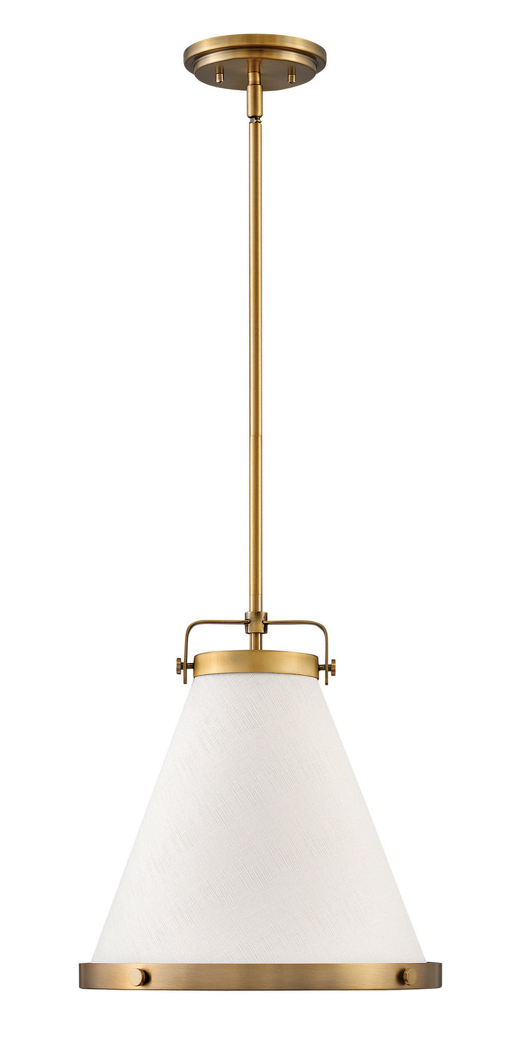 Lexi LED Pendant in Lacquered Brass