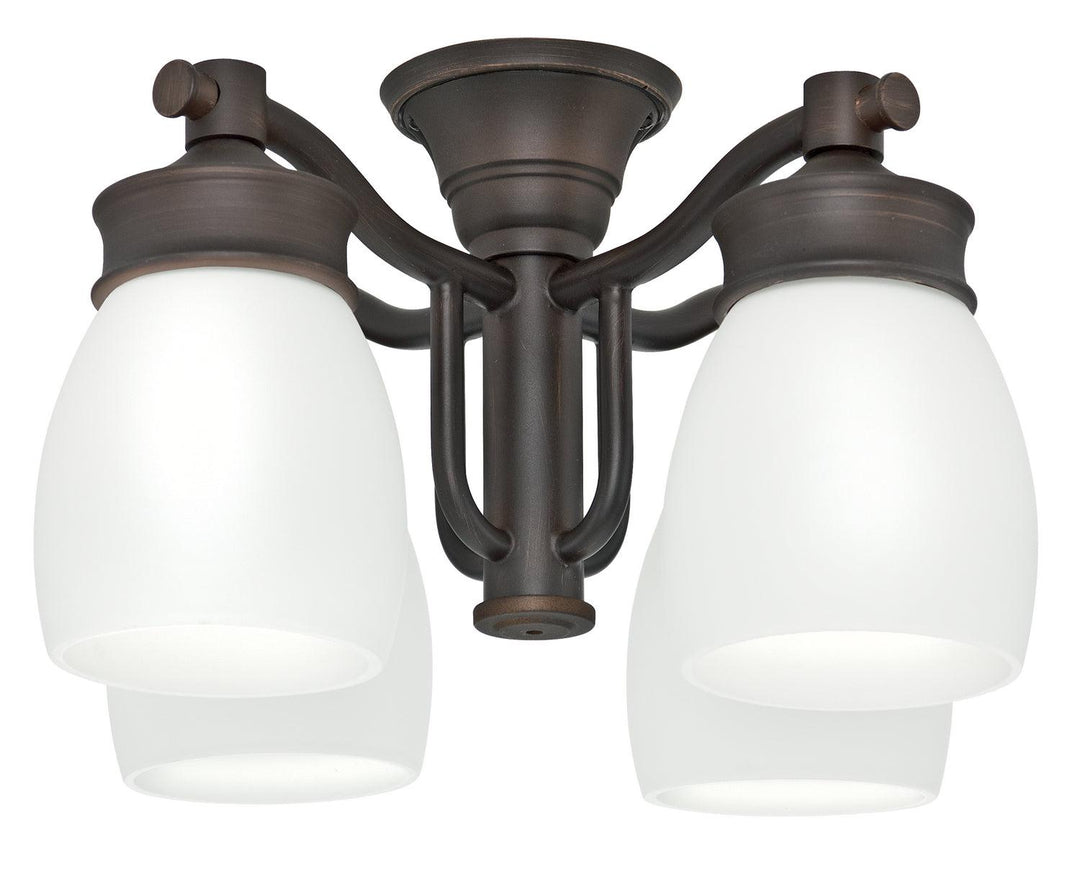 Light Kit Four Light Outdoor Fixture in Brushed Cocoa