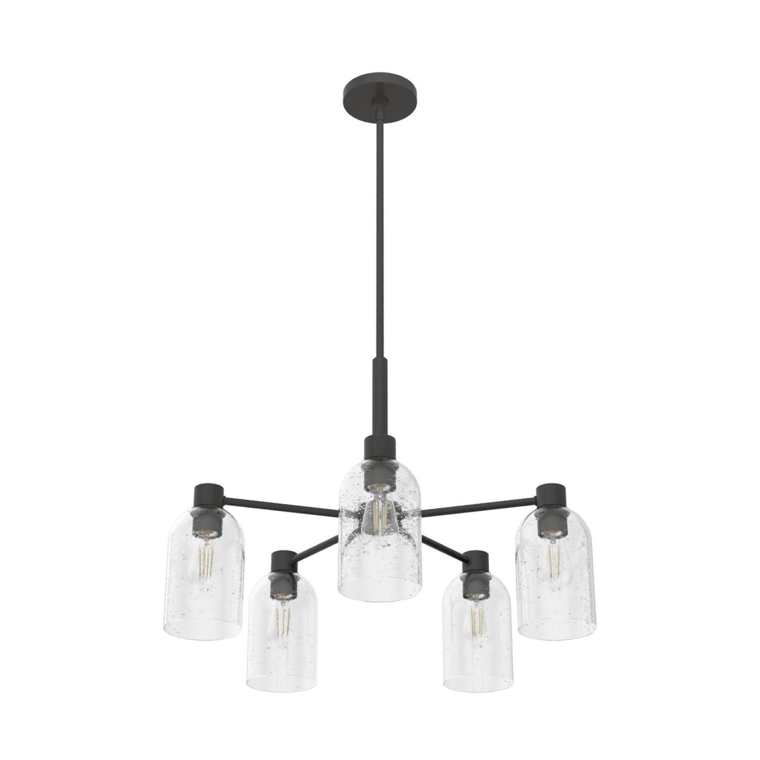 Lochemeade Five Light Chandelier in Noble Bronze