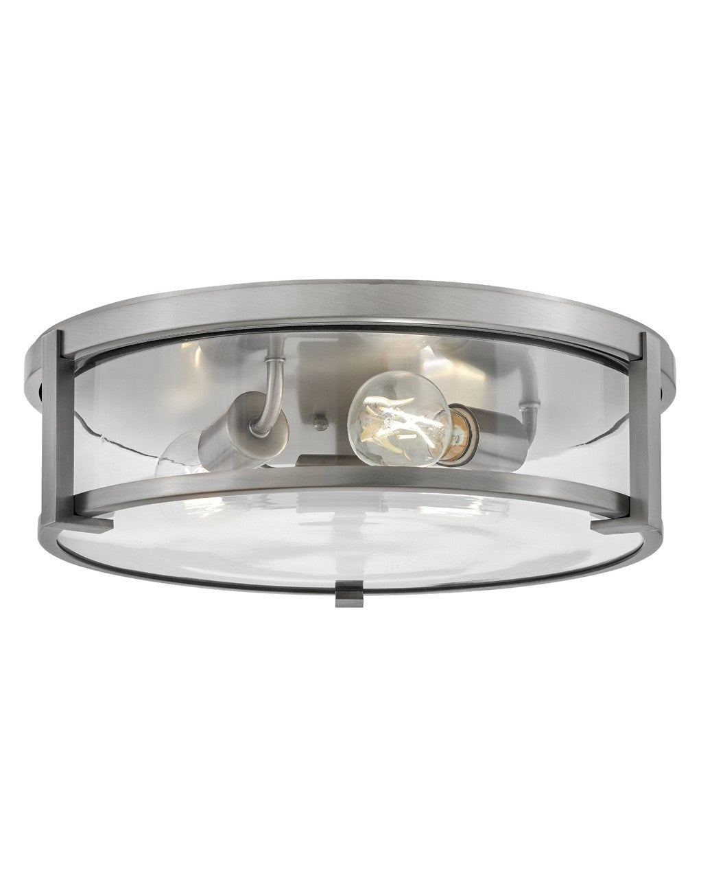 Lowell LED Flush Mount in Antique Nickel