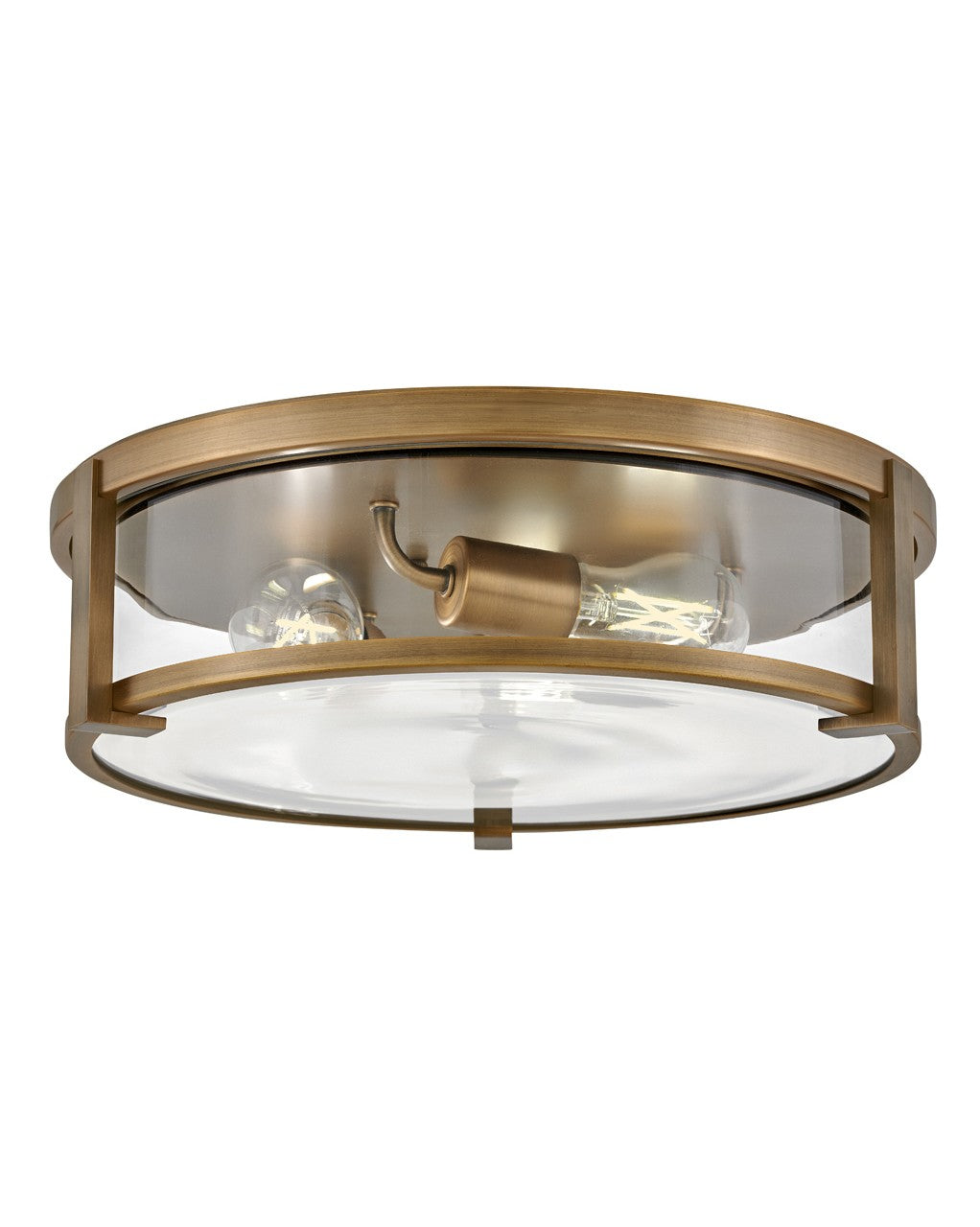 Lowell LED Flush Mount in Brushed Bronze