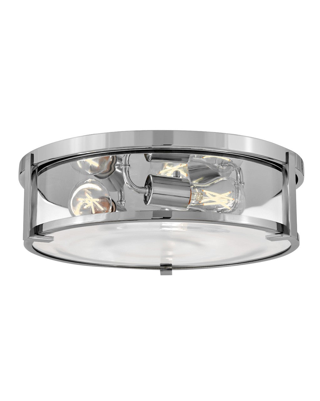 Lowell LED Flush Mount in Chrome