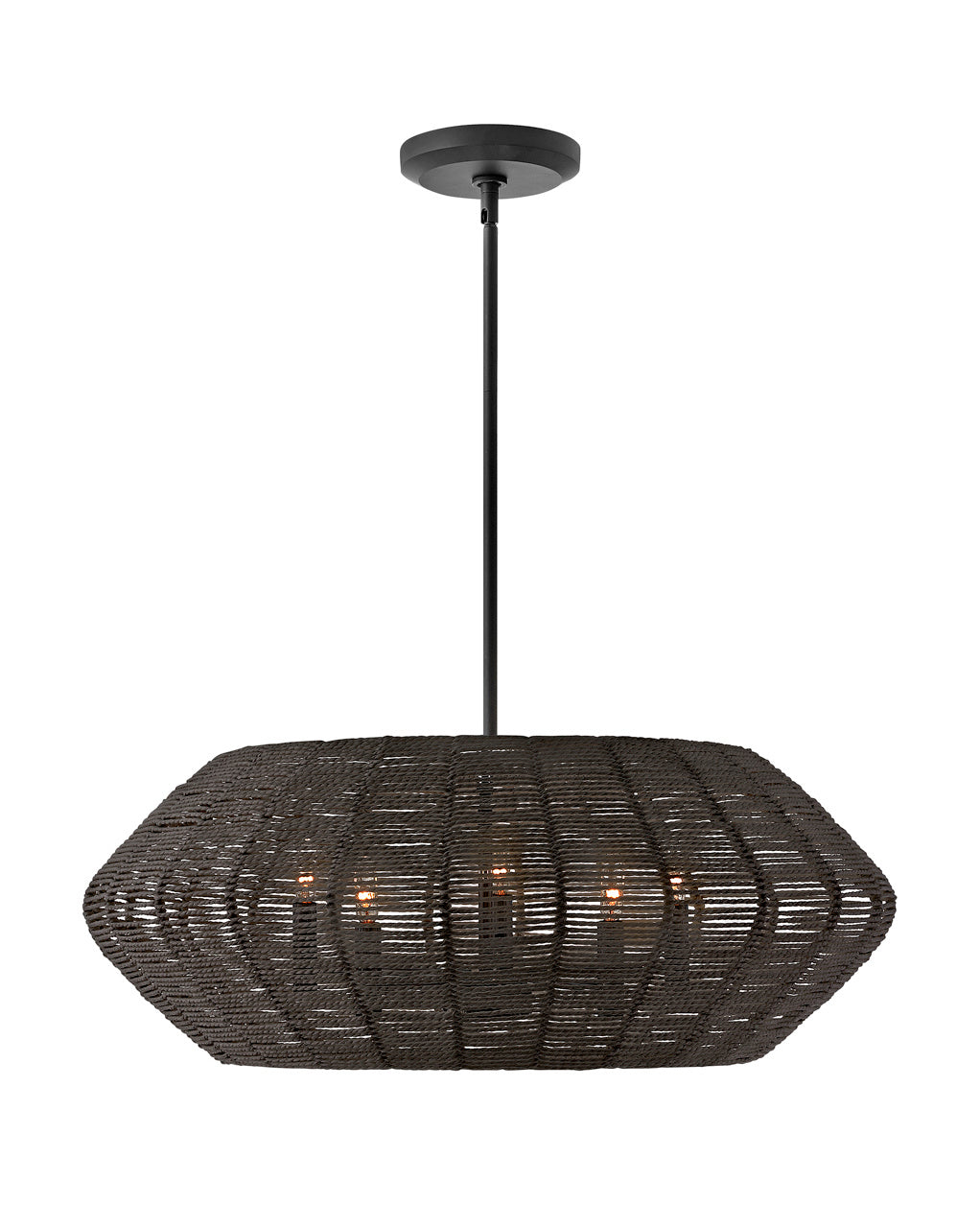 Luca LED Chandelier in Black