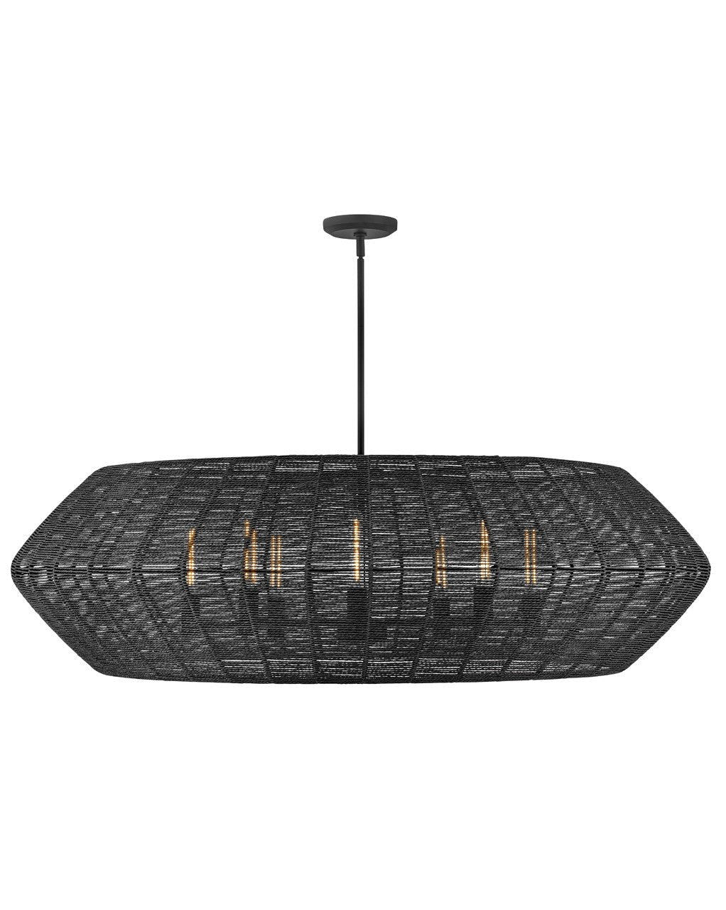 Luca LED Chandelier in Black