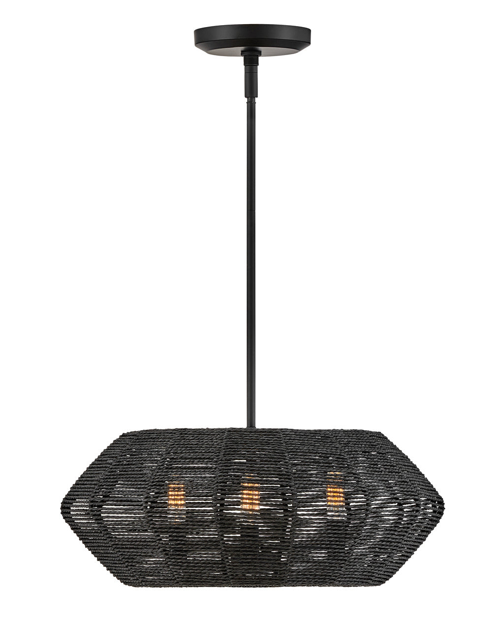 Luca LED Chandelier in Black