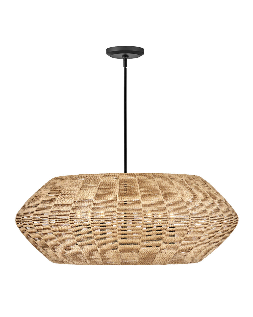 Luca LED Pendant in Black