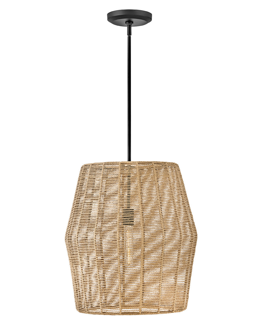 Luca LED Pendant in Black