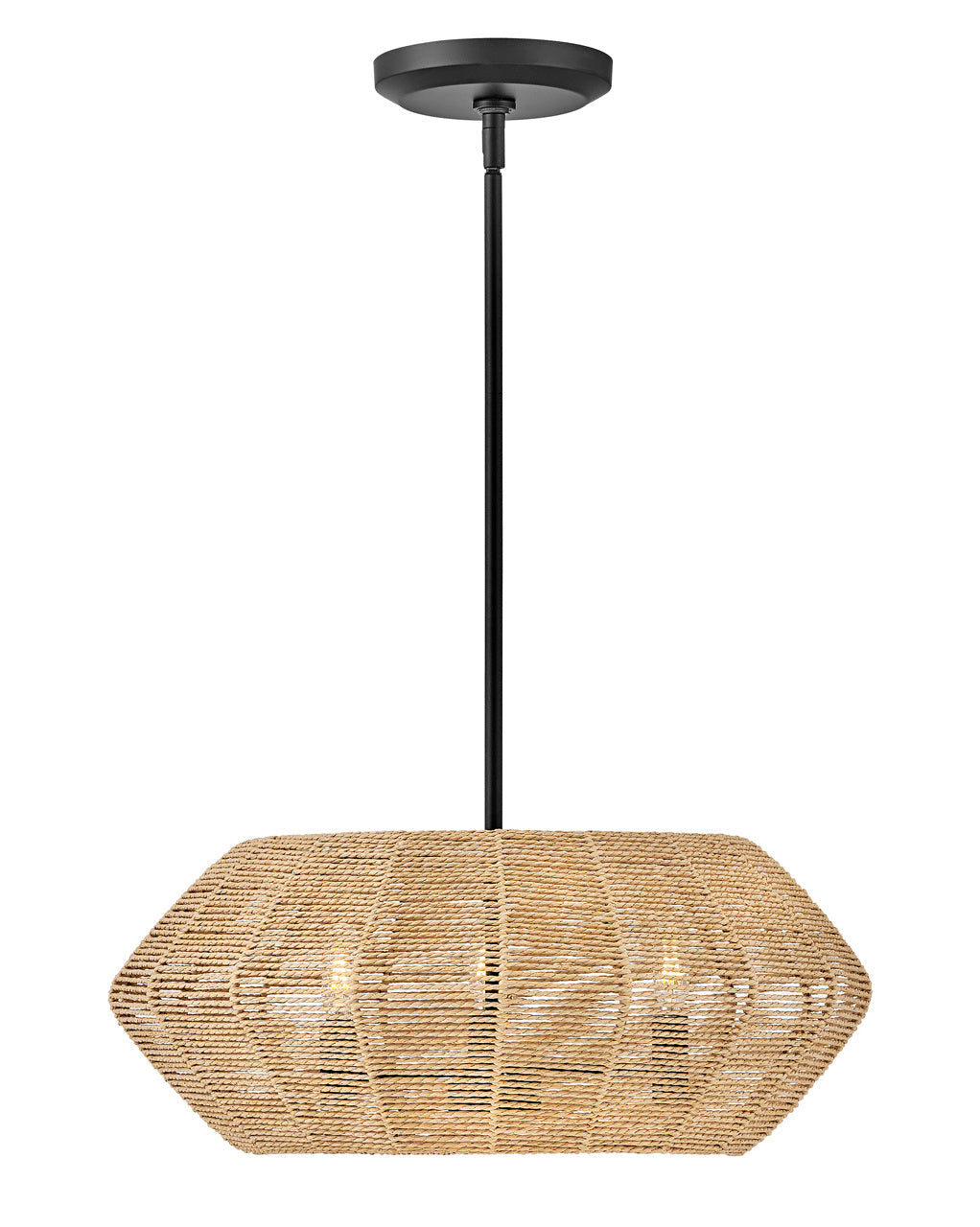 Luca LED Pendant in Black