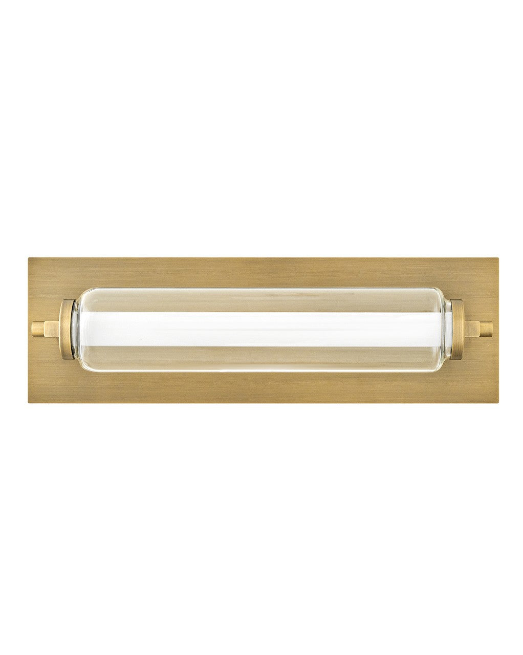 Lucien LED Vanity in Lacquered Brass