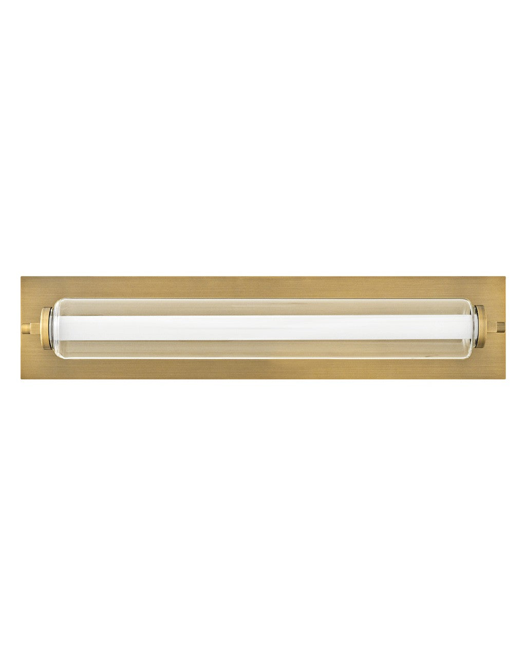 Lucien LED Vanity in Lacquered Brass