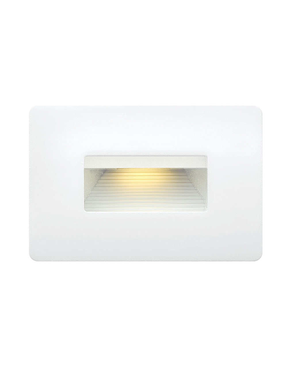 Luna LED Step Light in Satin White