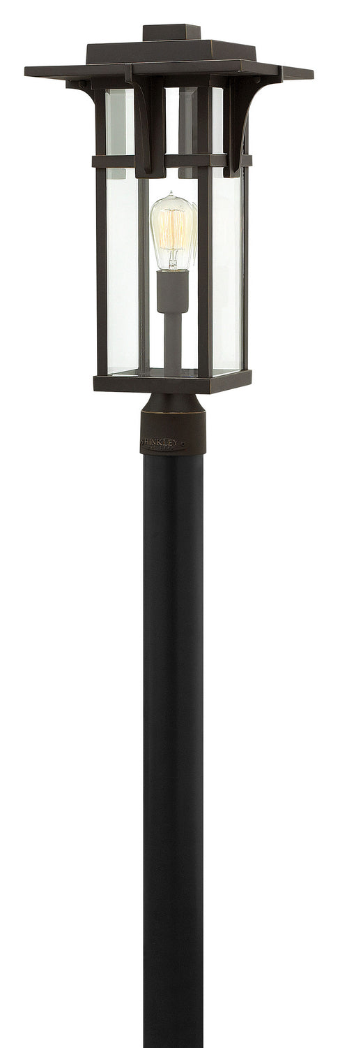 Manhattan LED Post Top/ Pier Mount in Oil Rubbed Bronze