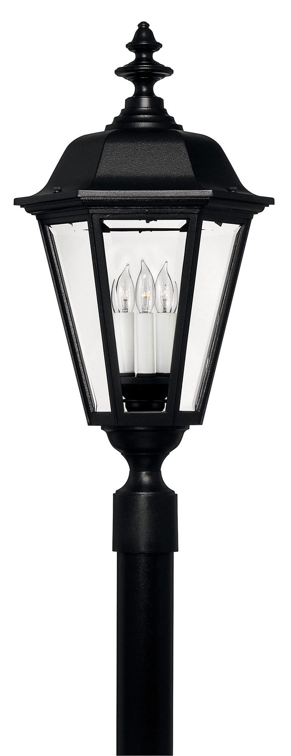 Manor House LED Post Top/ Pier Mount in Black